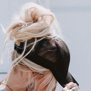 🌻▪️Black C.C High Ponytail Baseball Cap Hat New 🧢